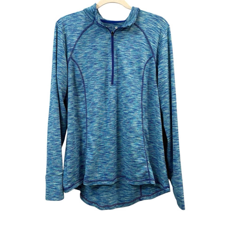 Xersion Blue 3/4 Zip Long Sleeve Pullover | XL